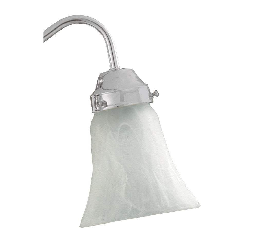Savoy House Stella 4.88-in Glass Shade White Marble