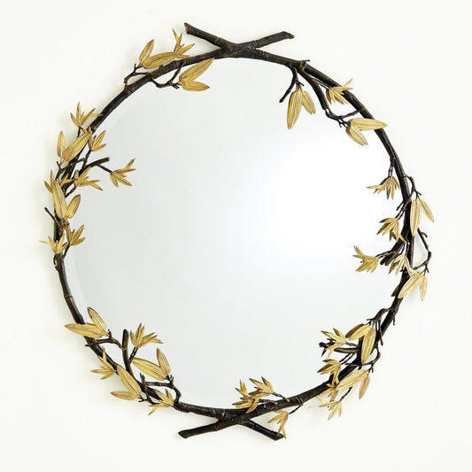 Global Views Bamboo Bronze Mirror