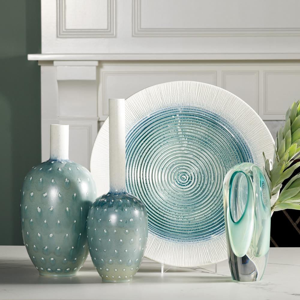 Global Views Double Wintergreen Vase