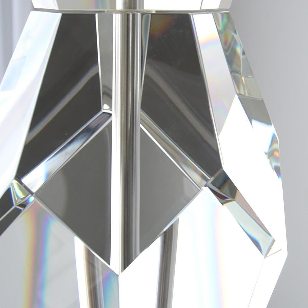 Global Views Facet Block Table Lamp Triple