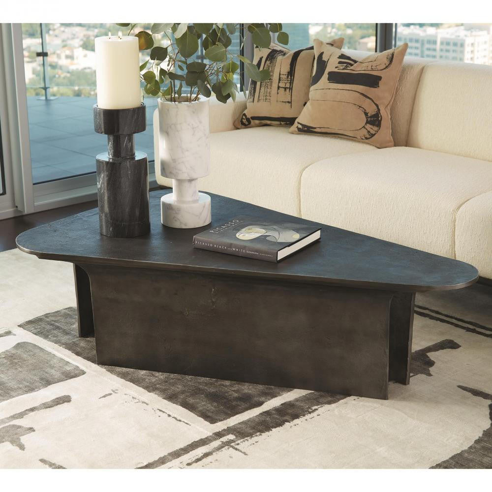 Global Views Luc Black Marble Vase
