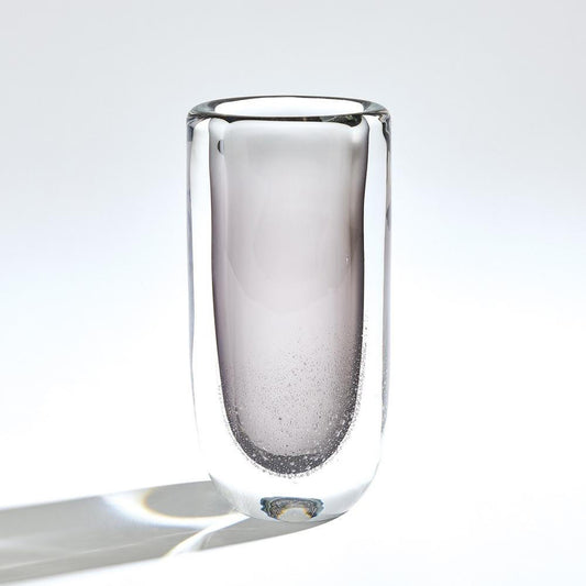 Global Views Micro Bubble Large Gray Vase