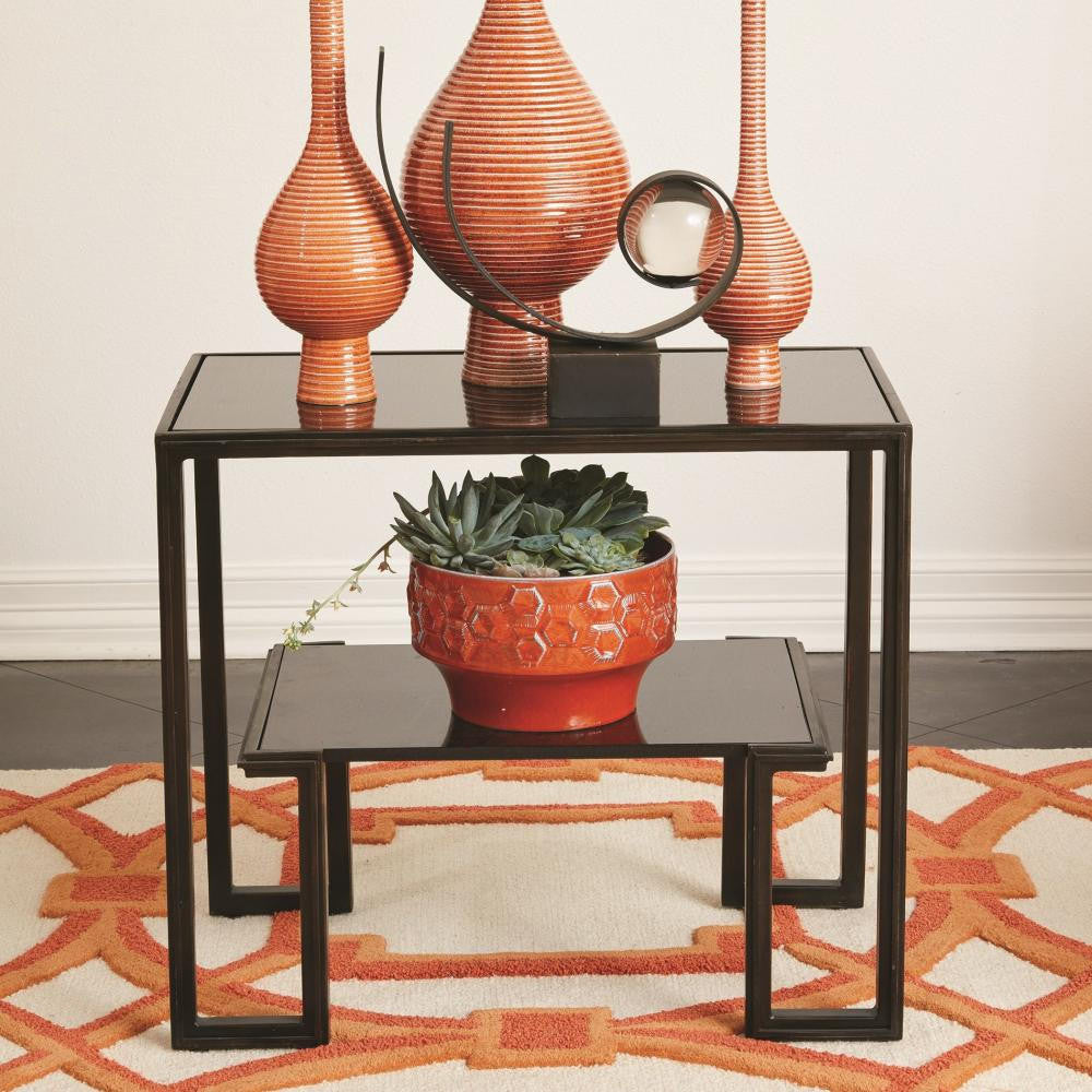 Global Views One-Up Bronze Table