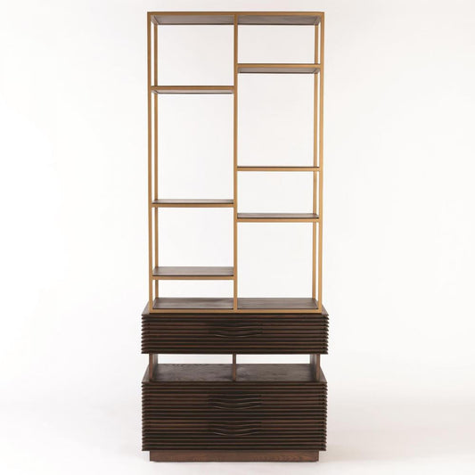 Global Views Oslo Antique Brass Etagere 7.20218