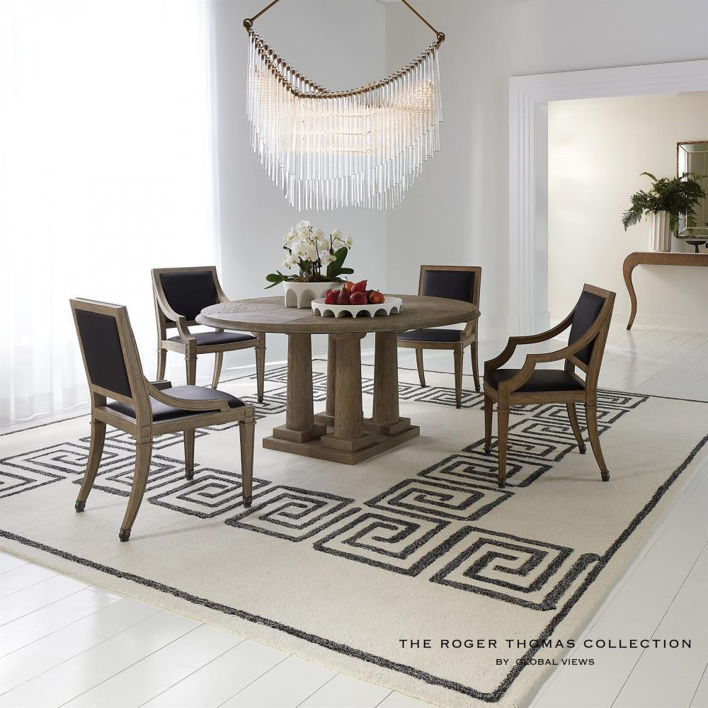 Global Views Paris Grey Sandblasted Oak Wall Console