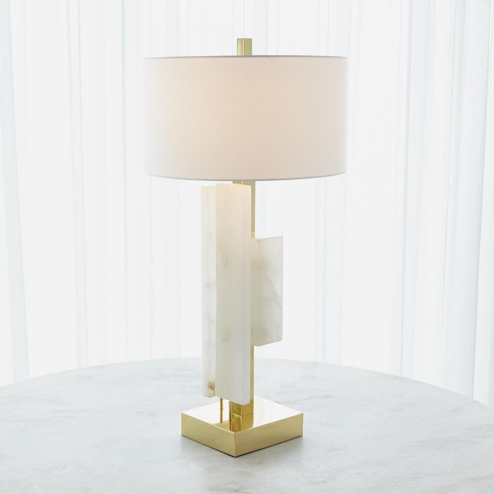 Global Views Posh Block Table Lamp