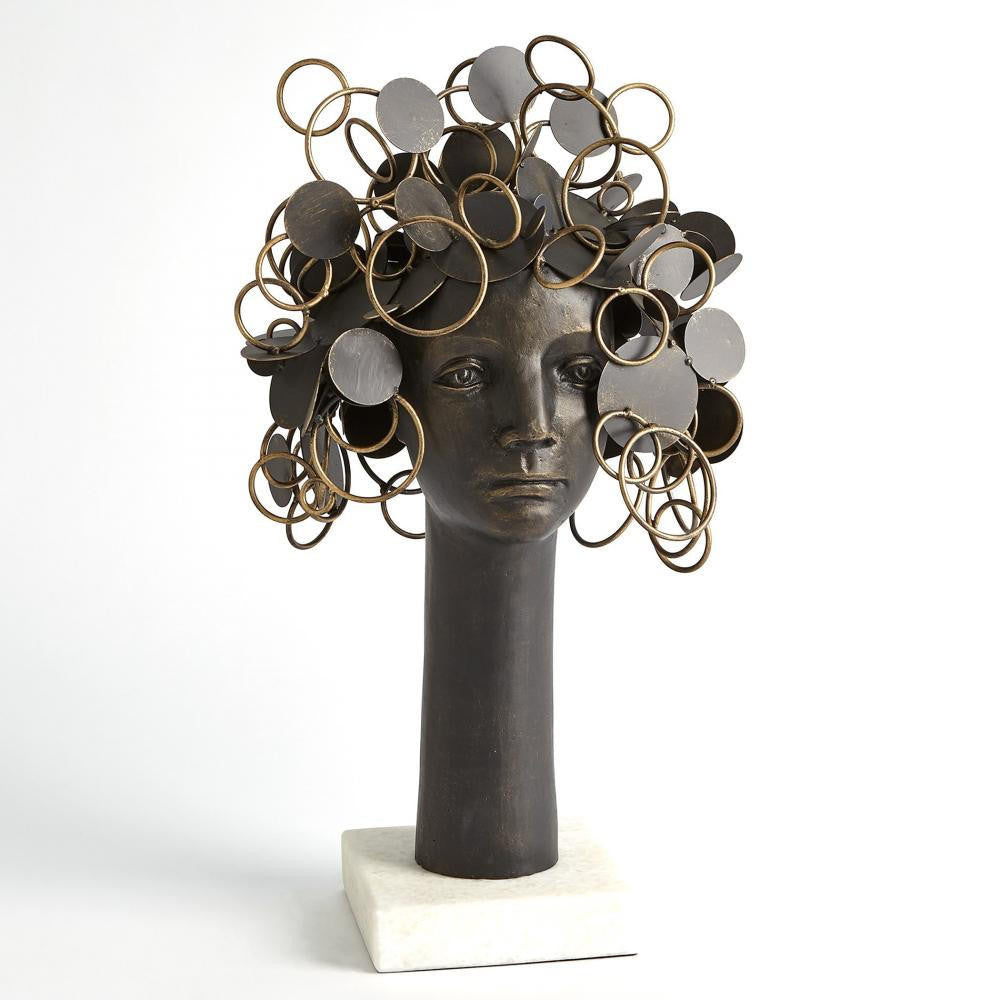 Global Views Rings and Things for Brains Bronze Sculpture