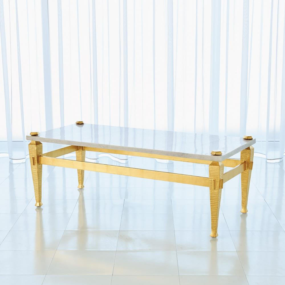 Global Views Roman Gold Coffee Table