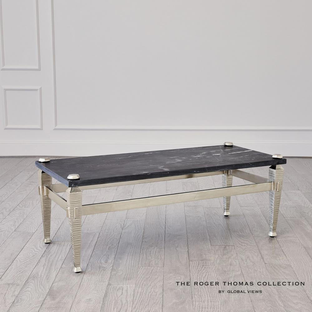 Global Views Roman Nickel Coffee Table