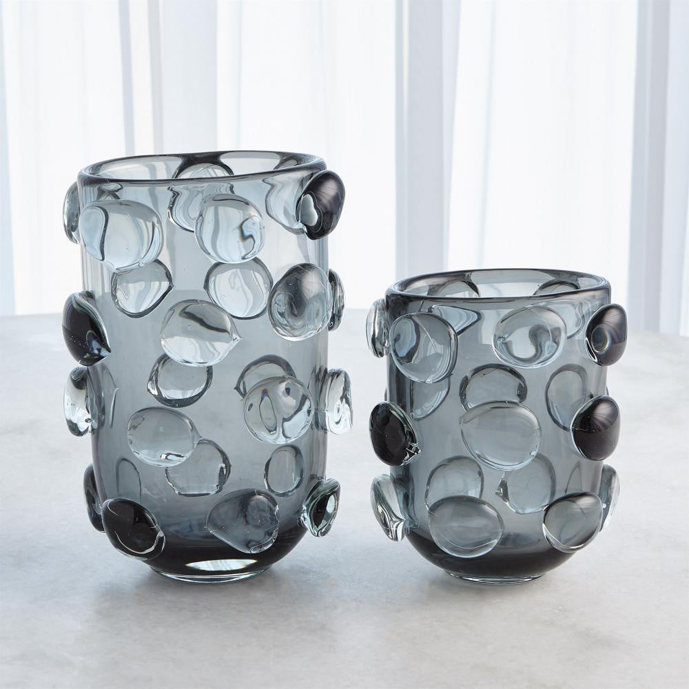 Global Views Rondelle Large Gray Vase