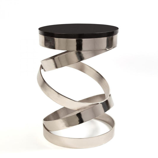 Global Views Spiral Nickel Table