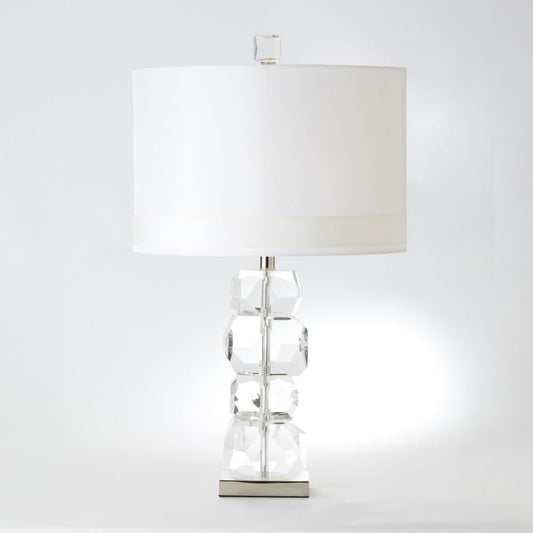 Global Views Stacked Gemstone Short Table Lamp