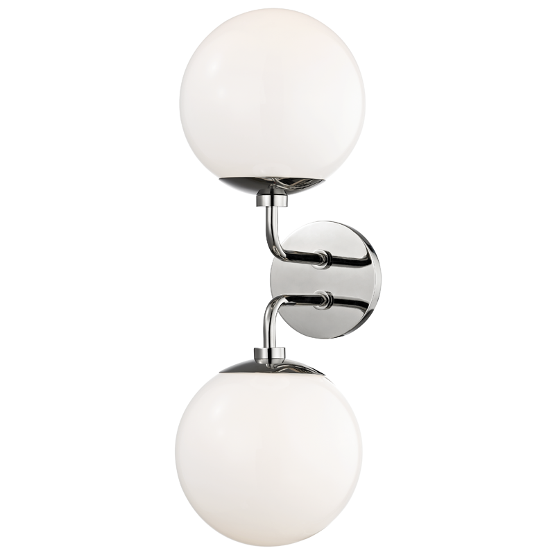 Mitzi by Hudson Valley Lighting Stella Wall Sconce Polished Nickel