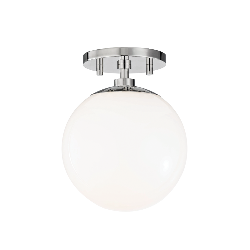Mitzi by Hudson Valley Lighting Stella Semi-Flush Mount Polished Nickel