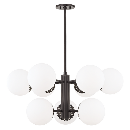 Mitzi by Hudson Valley Lighting Paige Chandelier Bronze, Olde Bronze