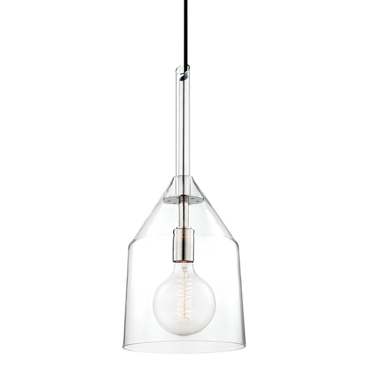Mitzi by Hudson Valley Lighting Sloan Large Pendant Nickel, Polished Nickel