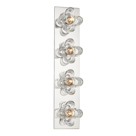 Mitzi by Hudson Valley Lighting Shea Bath Bracket Nickel, Polished Nickel