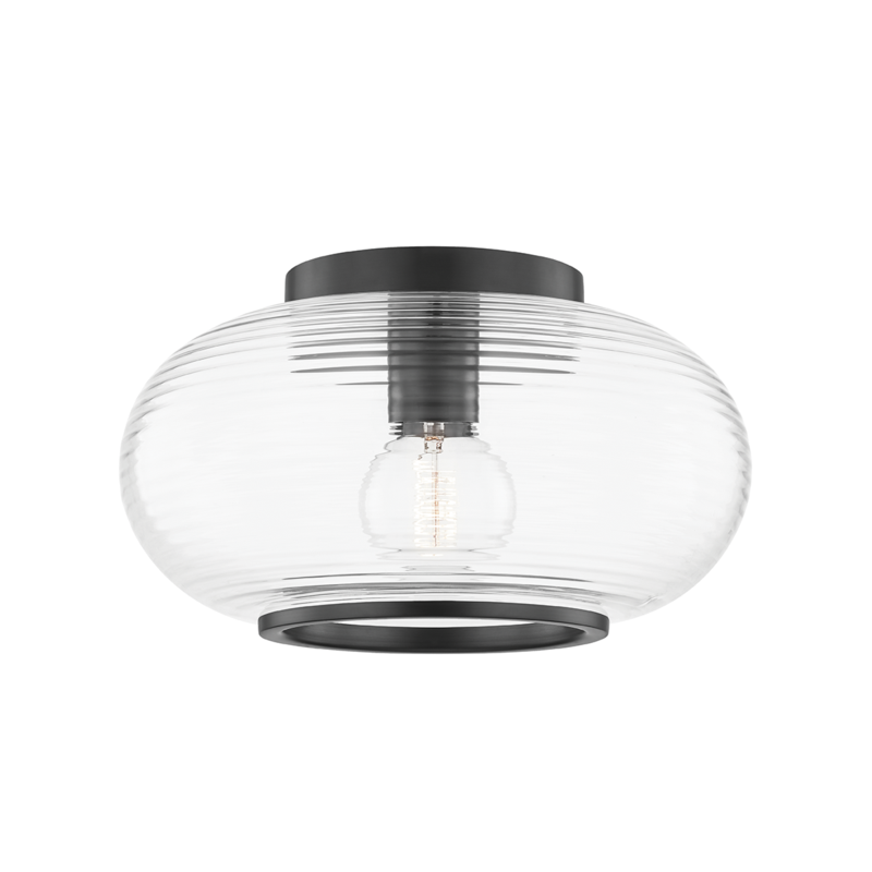 Mitzi by Hudson Valley Lighting Maggie Flush Mount Bronze, Olde Bronze