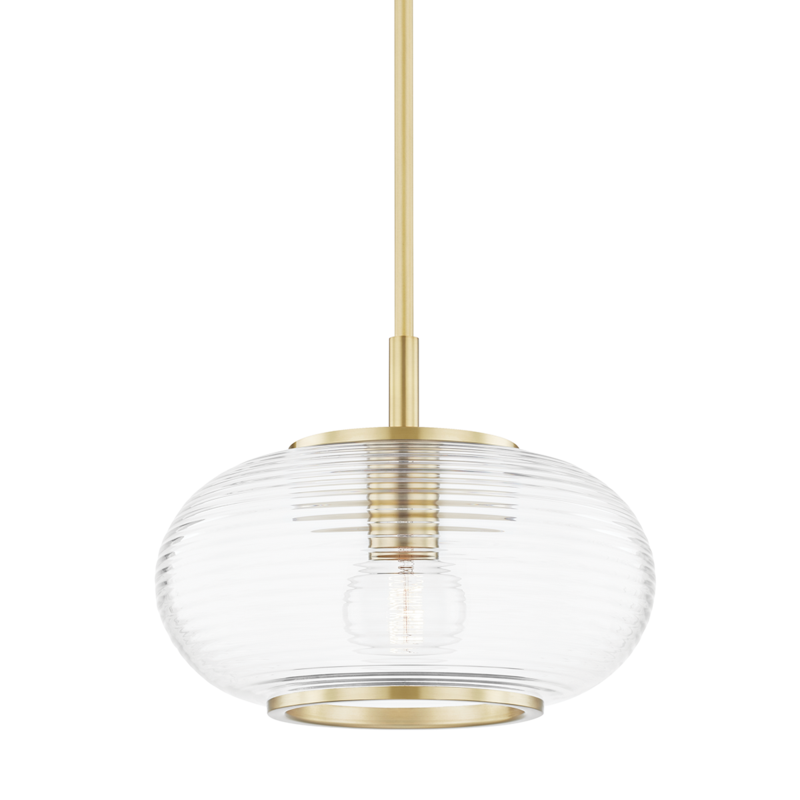 Mitzi by Hudson Valley Lighting Maggie Pendant Antique Brass, Aged Brass