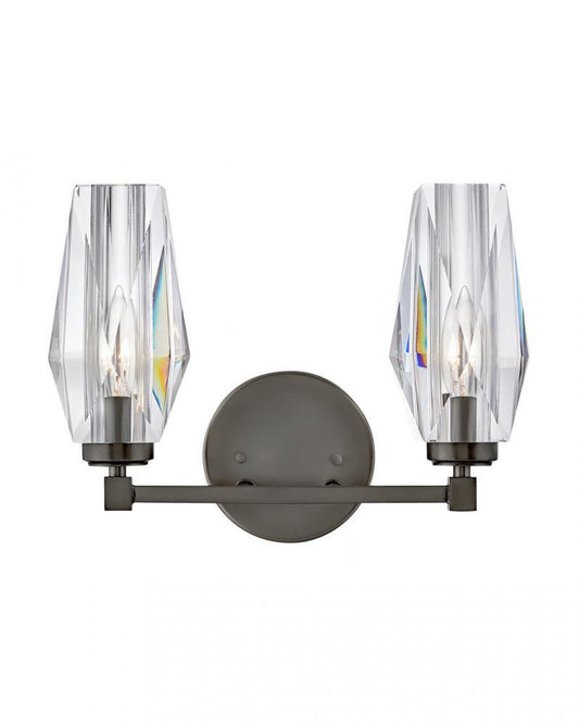 Hinkley Ana Small Two Light Vanity Black Oxide