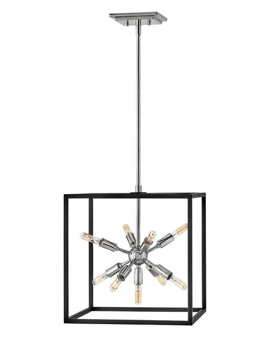 Hinkley Aros Pendant Steel, Black, Nickel