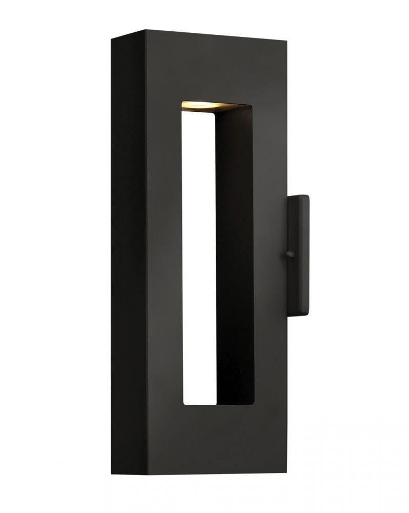 Hinkley Atlantis Medium Wall Mount Lantern, LED, Black, 2.75"W (1640SK-LL 9Q8H6)