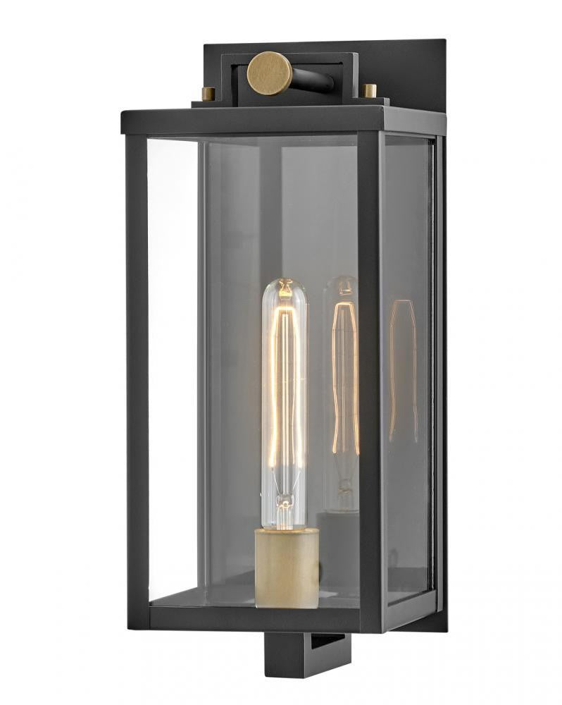Hinkley Catalina Medium Wall Mount Lantern Black
