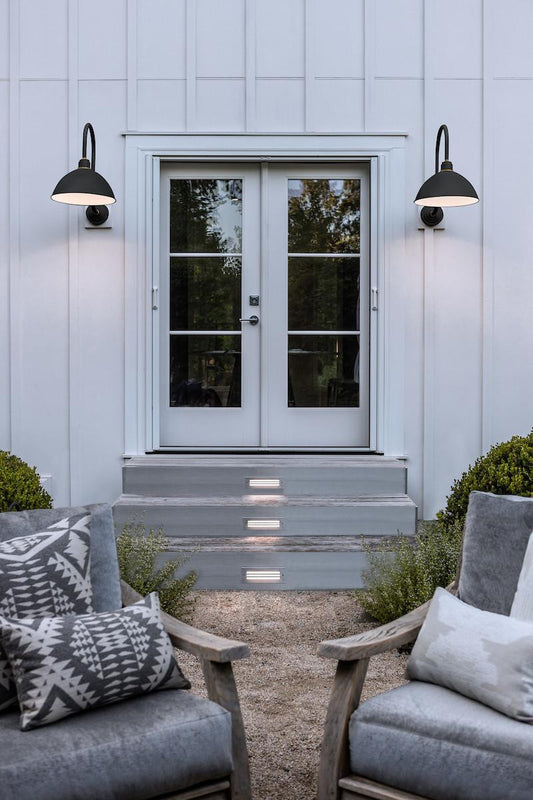 Hinkley Dash Louvered Brick Light Large, LED, Stainless Steel, 10"W (15335SS 9U5AH)