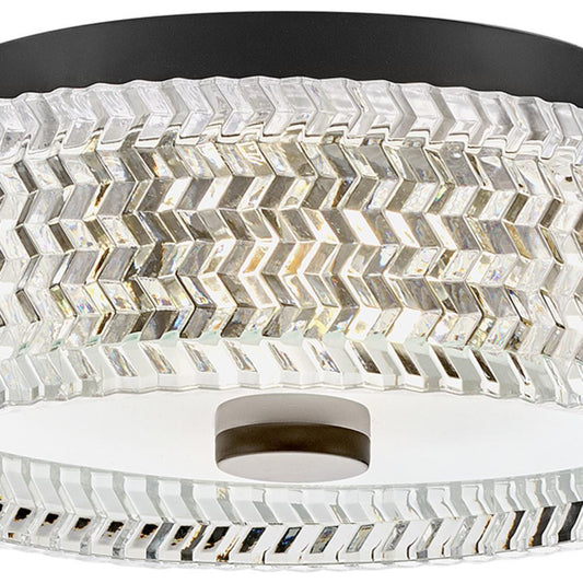 Hinkley Elle Small Flush Mount Black