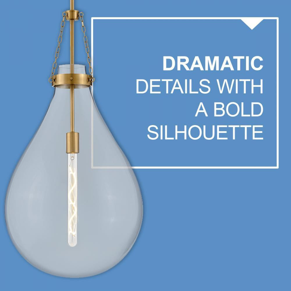 Hinkley Eloise Large Pendant Lacquered Brass