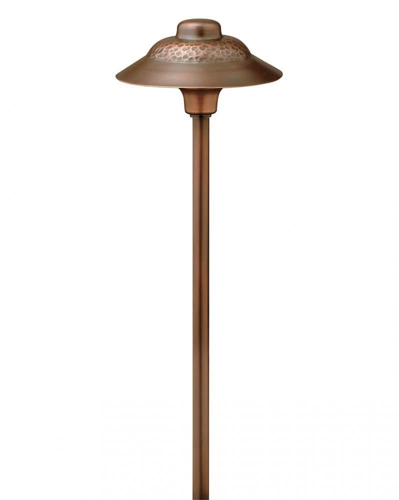 Hinkley Essence Hammered Landscape Path Light Olde Copper