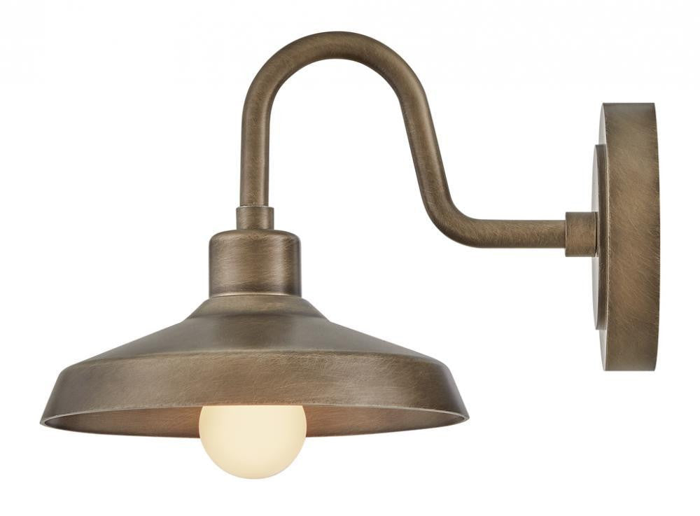 Hinkley Forge Small Wall Mount Barn Light Burnished Bronze