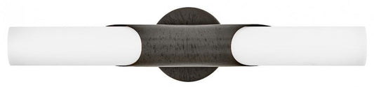 Hinkley Grace Medium LED Vanity Textured Heritage Brass