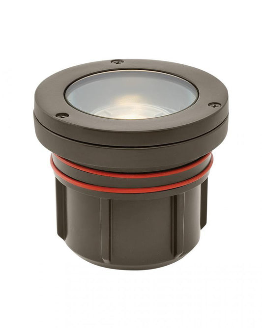 Hardy Island Flat Top LED Well Light - Bronze 2700K