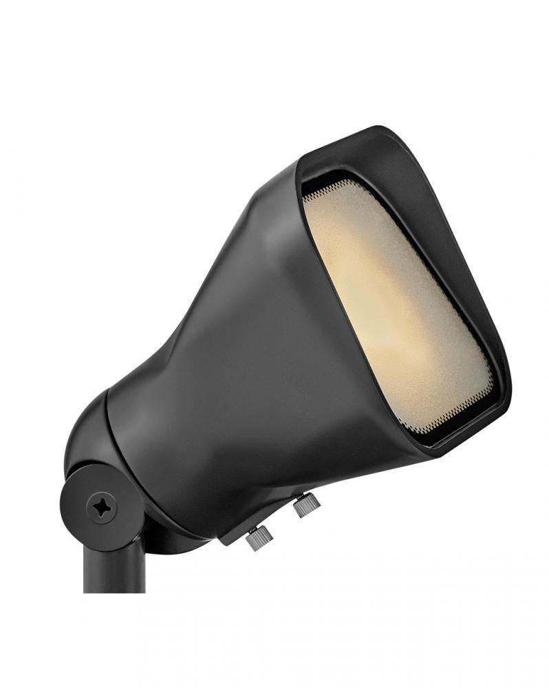 Hinkley Accent Flood Light Satin Black LumaCore 3000K
