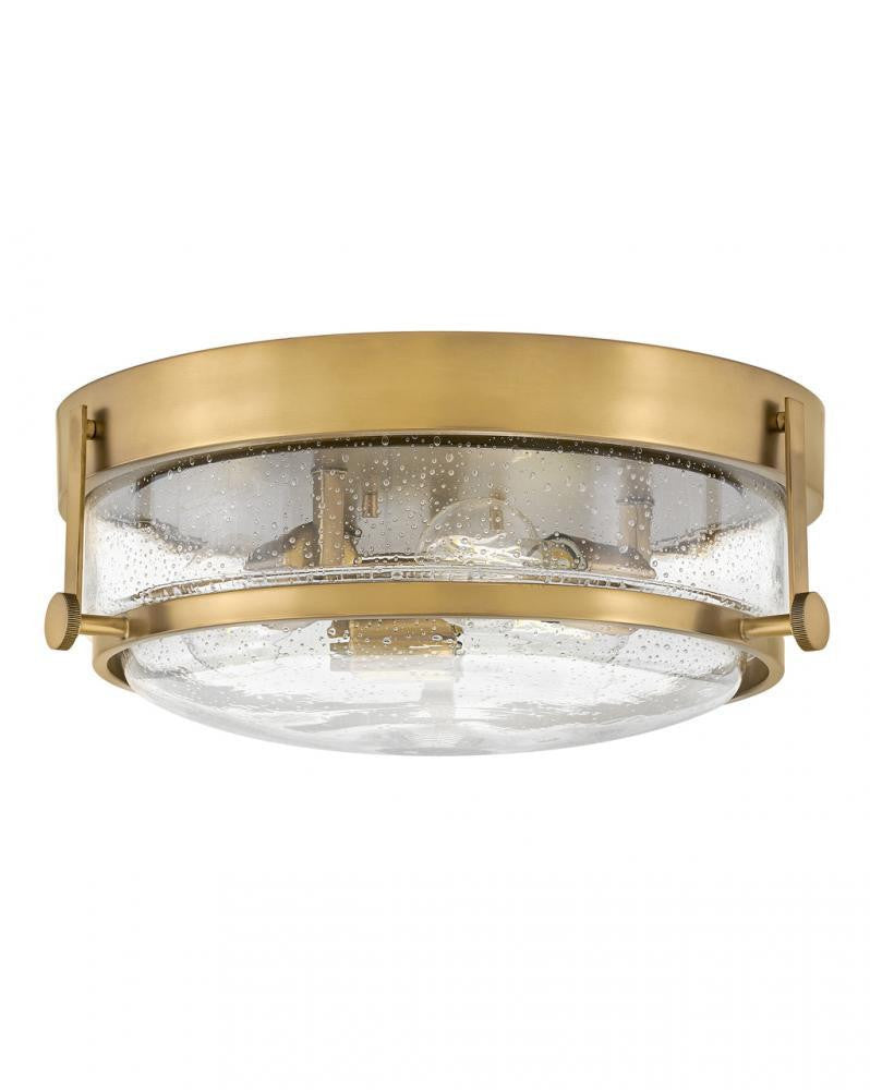 Hinkley Harper Small Flush Mount Heritage Brass