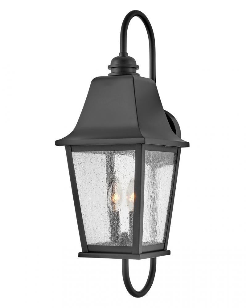 Hinkley Kingston Medium Wall Mount Lantern Black