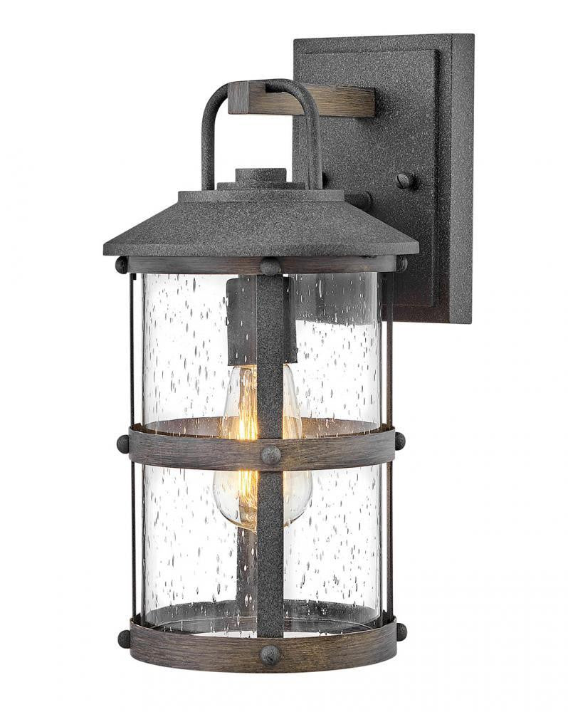 Hinkley Lakehouse LED Outdoor Wall Lantern Aluminum, Gray, Aged Zinc