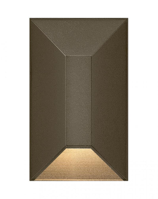 Hinkley Nuvi Small Rectangular Deck Sconce Bronze