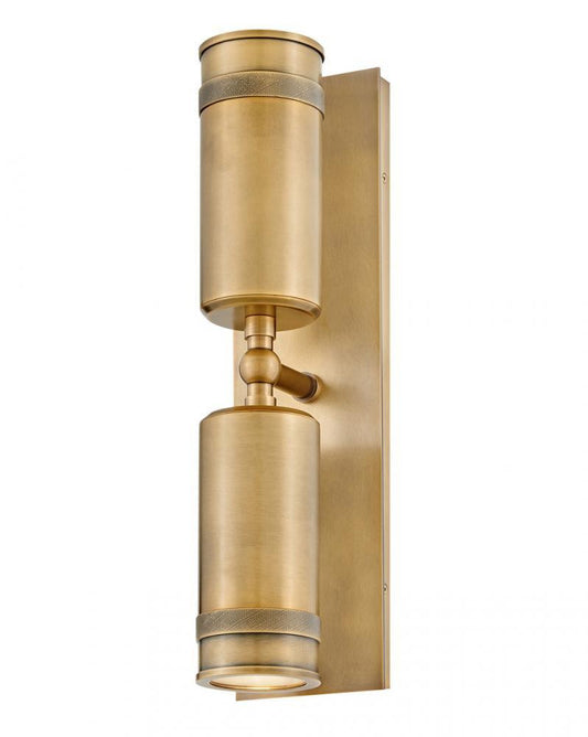 Hinkley Pratt Medium Wall Sconce Heritage Brass