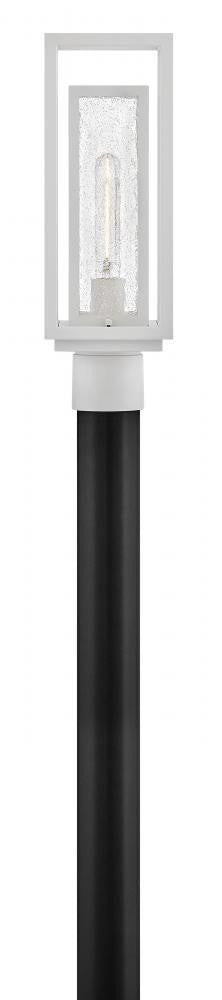 Hinkley Republic Medium Post Mount Lantern Textured White