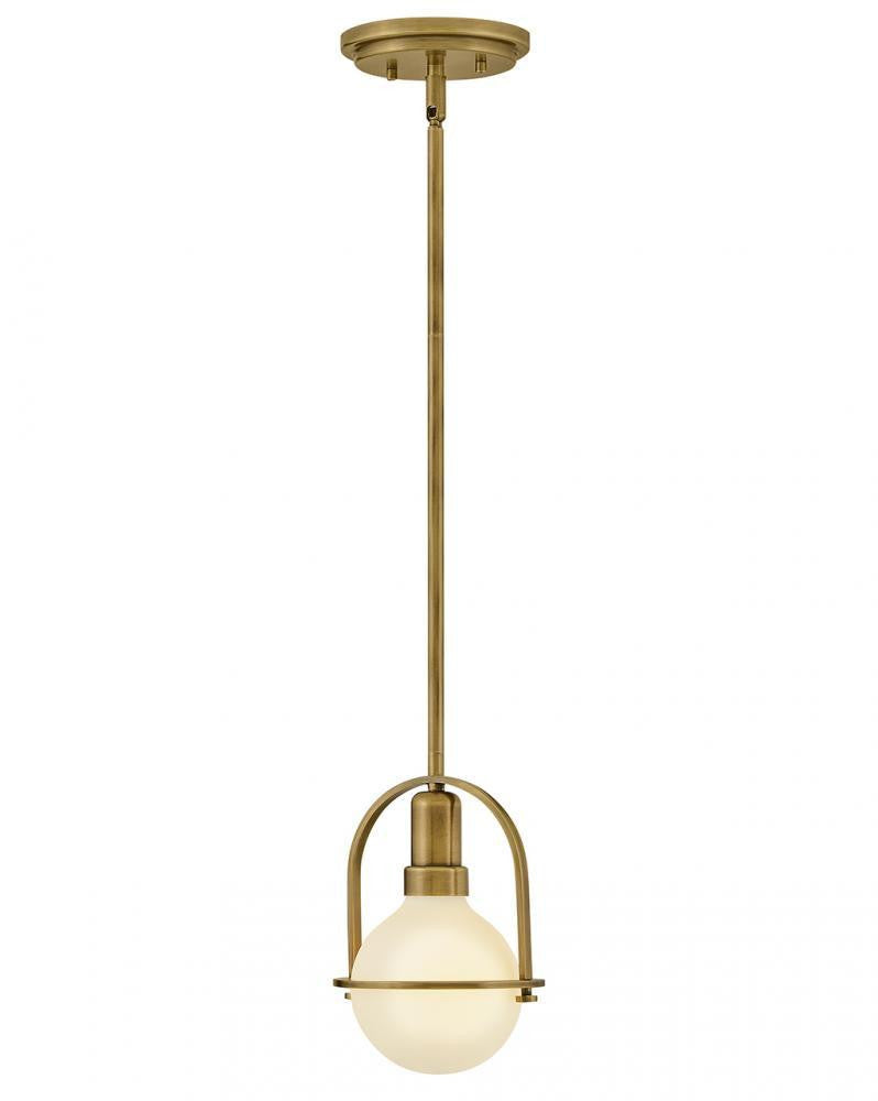 Hinkley Somerset Extra Small Convertible Semi-Flush Moun Heritage Brass