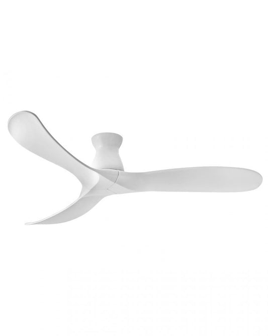 Hinkley Swell Flush Ceiling Fan 3-Blade Steel, White, Matte White