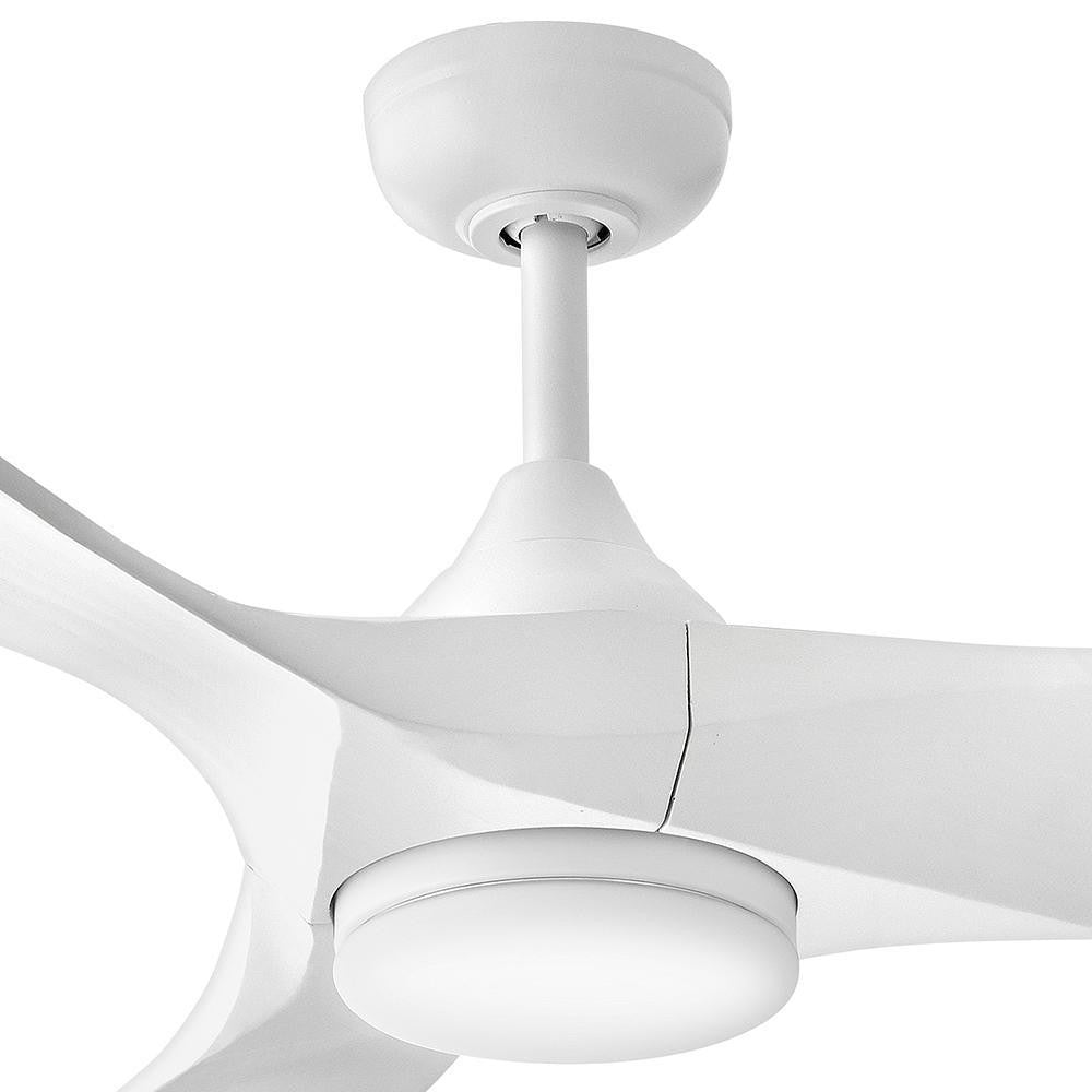 Hinkley Swell Illuminated 56" LED Smart Fan Weathered Wood