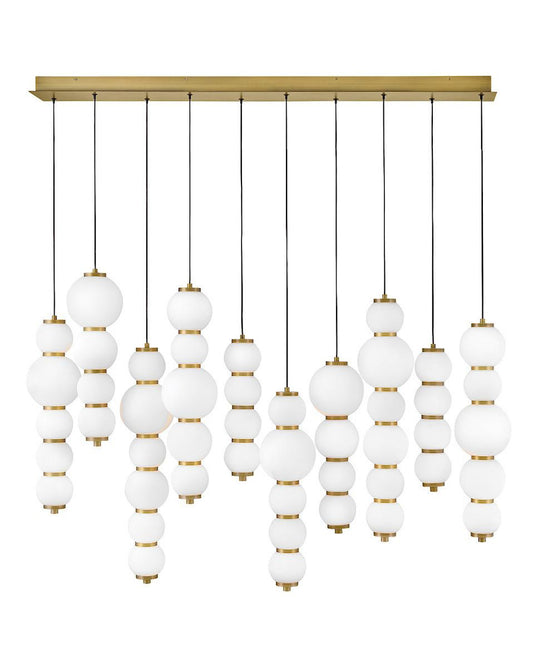 Hinkley Trigo Large Multi Light Linear Chandelier