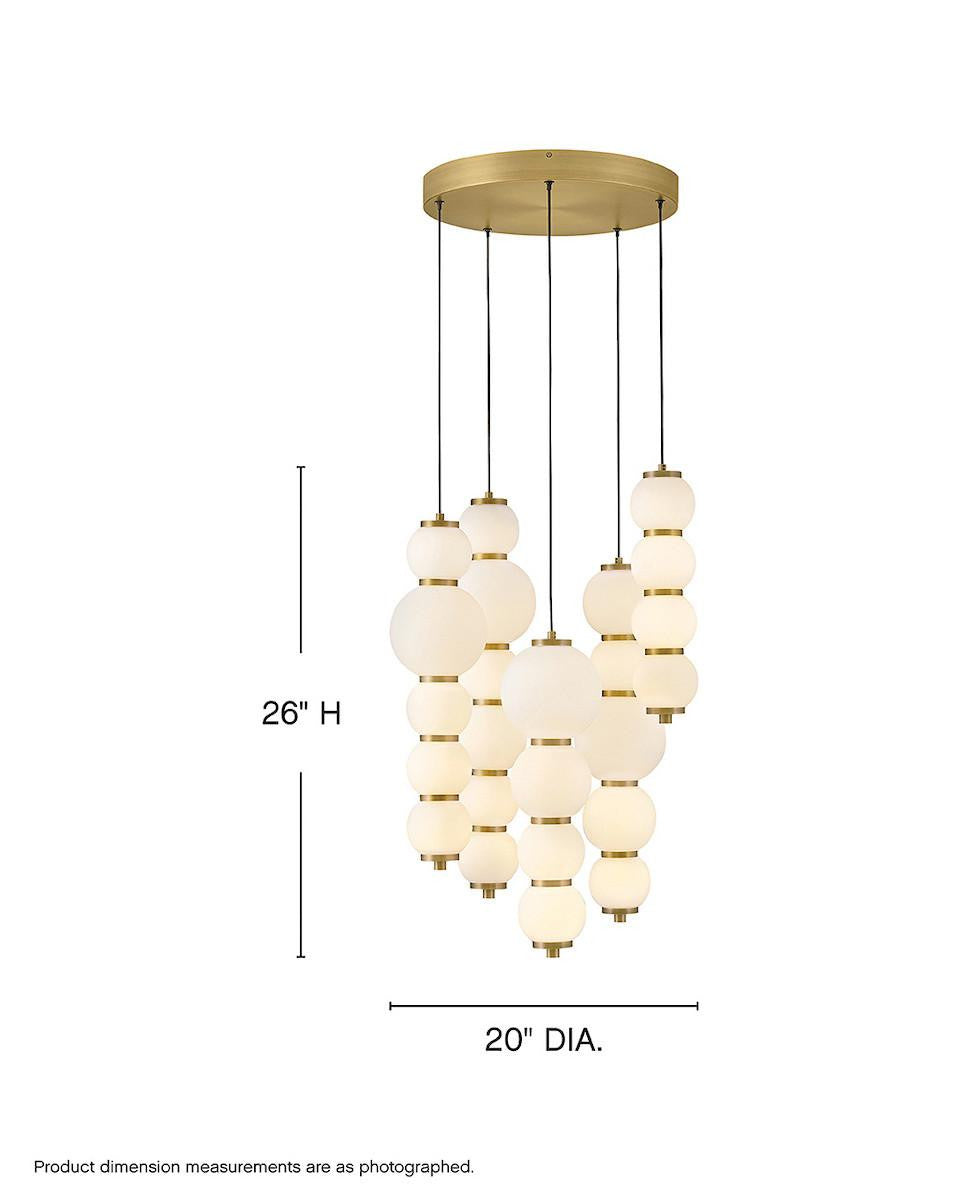 Hinkley Trigo Small Abstract Chandelier