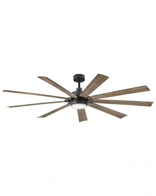 Hinkley Turbine Ceiling Fan 9-Blade Steel, Matte Black