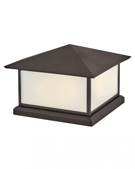 Hinkley Walter Large Pier Mount Lantern Textured Oil Rubbed Bronze