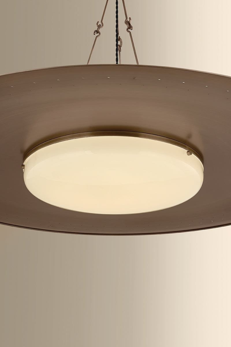 Hudson Valley Anoka 40.25" Pendant in Historic Bronze, room setting 4