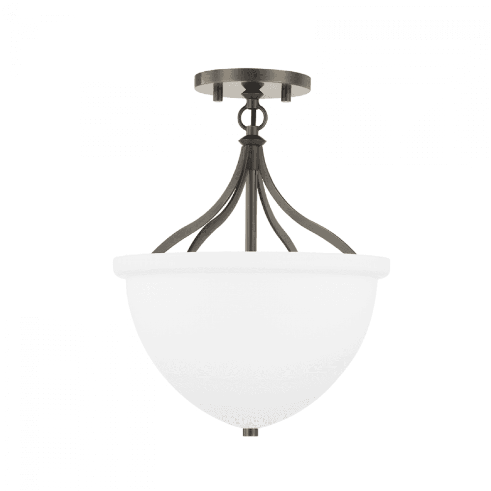 Hudson Valley Browne Semi-Flush Mount Distressed Bronze